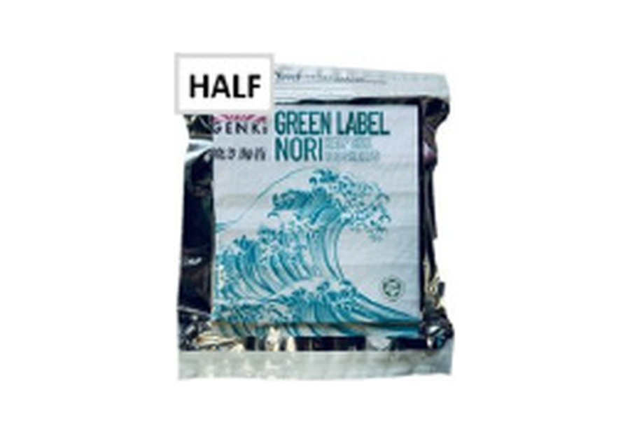 Genki yakisushi nori green HALF size