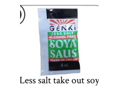 Genki Less Salt Take-out Soy Sauce
